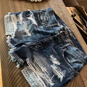 American Eagle Jean shorts Hi-Rise festival shorts size 8